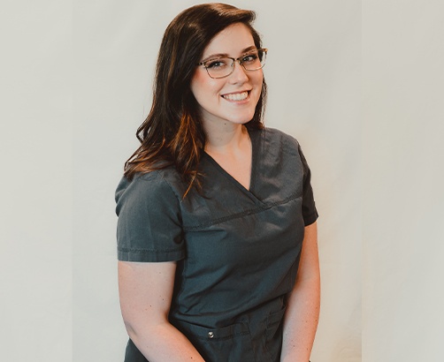 Lead dental assistant Kristen